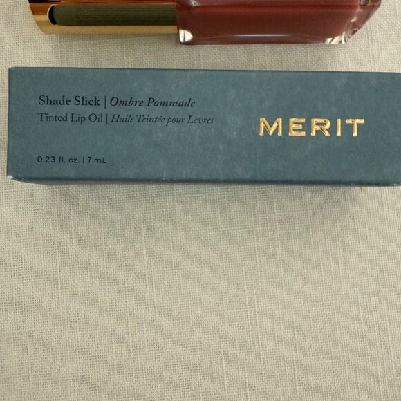 Merit Shade Slick Tinted Lip Oil Pink Beet 7 mL Clean Vegan Hydrating Natural - Picture 14 of 16